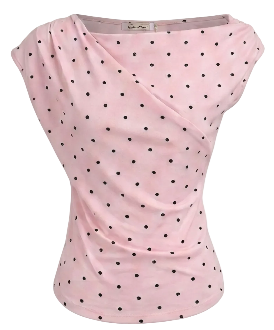 Blusa Asimétrica de Lunares